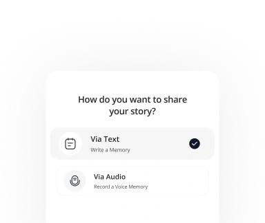 Testimony recording options
